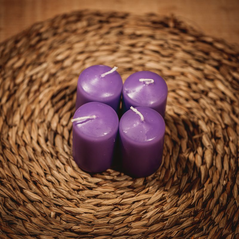 Velas Cilíndricas Violeta