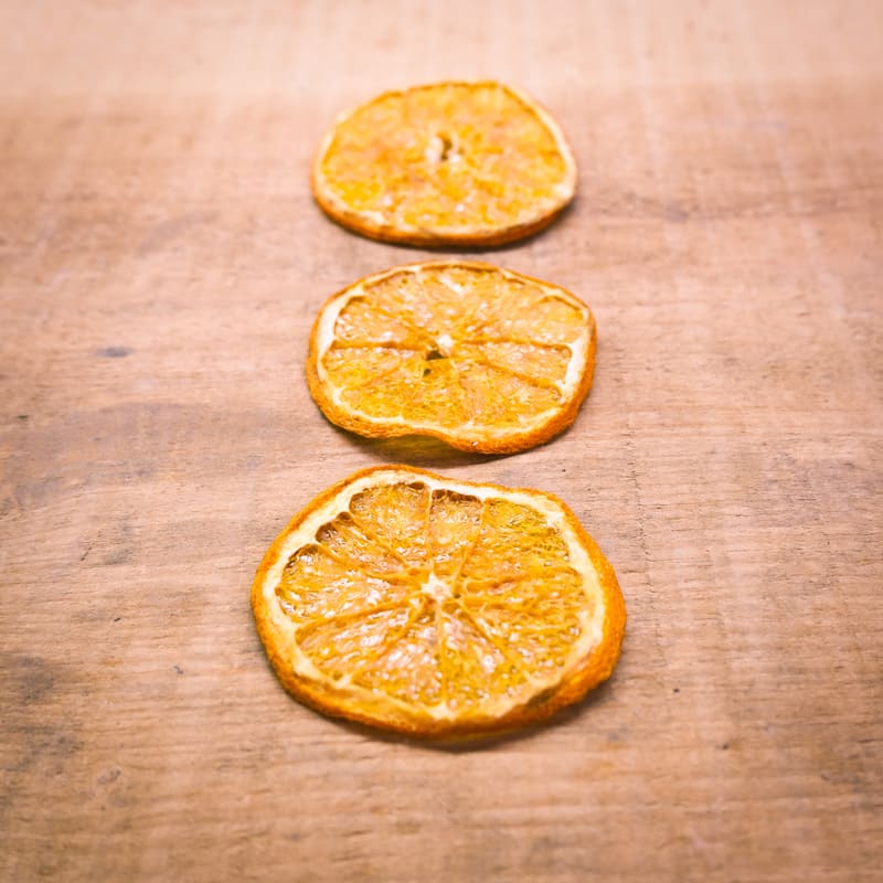 Rodelas de Laranja Desidratadas