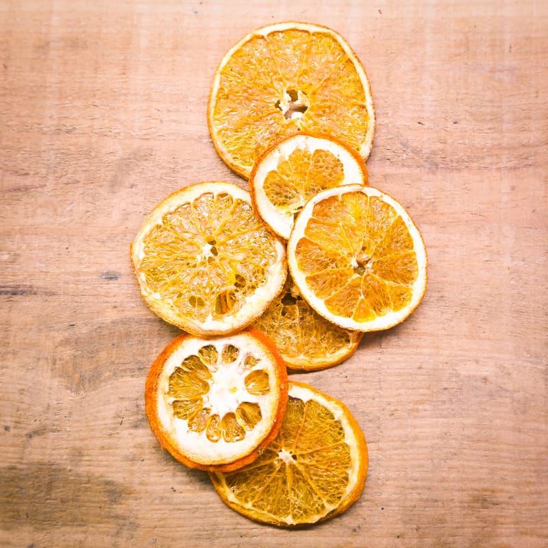 Rodelas de Laranja Desidratadas