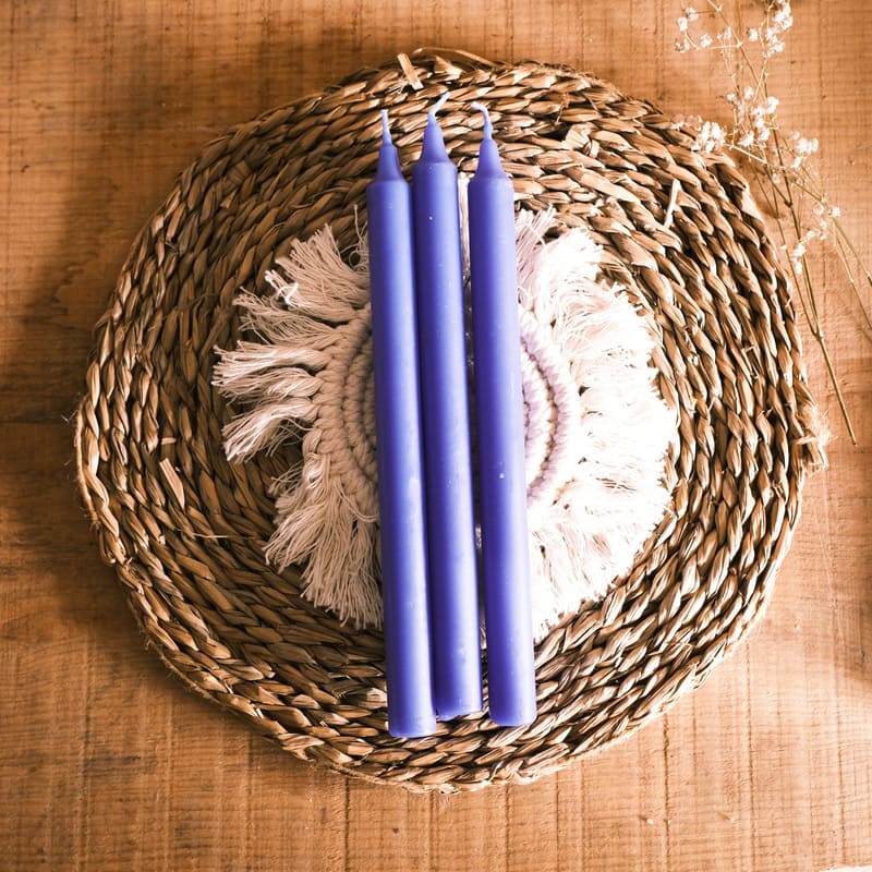 Vela Lys Azul Escuro